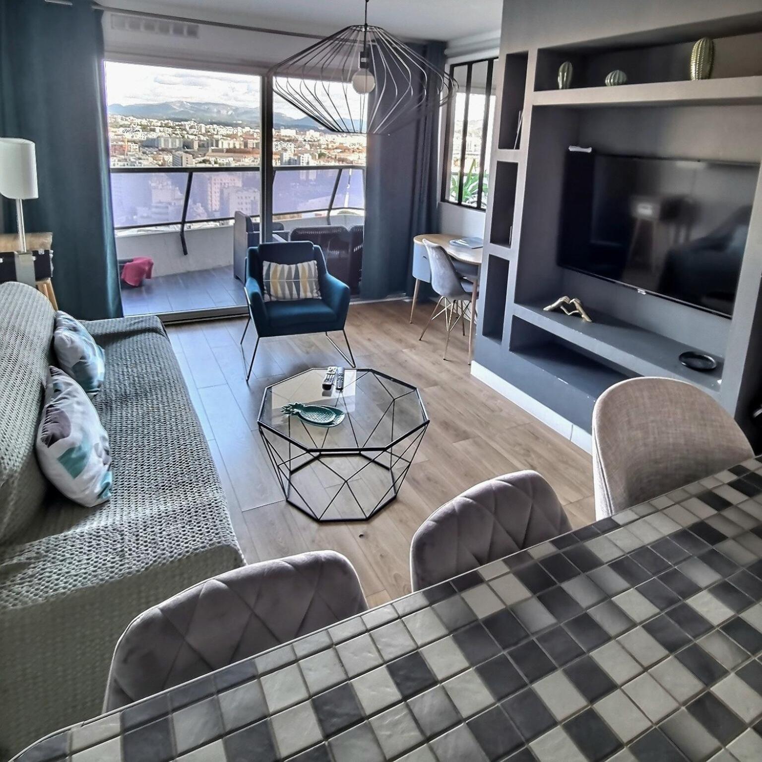 Appartement T2 Prado Chanot Plage 马赛 外观 照片